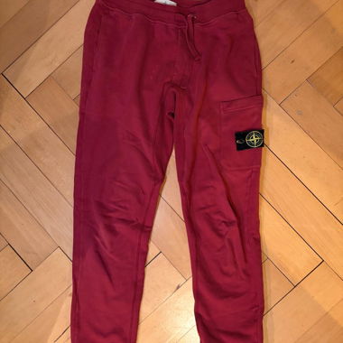 Stone Island Sweatshorts Bordeaux Size M