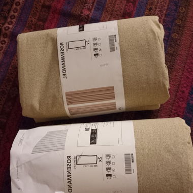 Vorhang beige