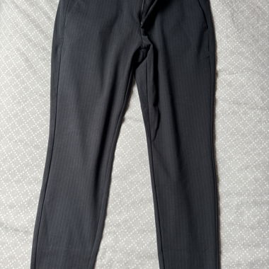 Pantaloni da completo grigi a righe ONLY & SONS W33/L30