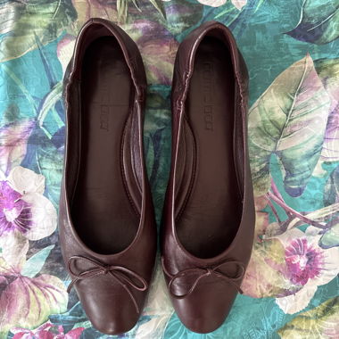 Ballerine Pomme d'Or Bordeaux rosso scuro
