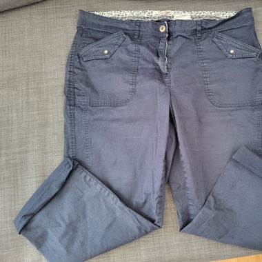 Pantacourt bleu
