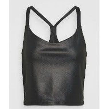 Schwarzes Sporttop Abercrombie & Fitch