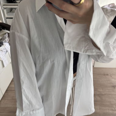 Oversize weisses Hemd