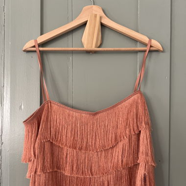 Fringe Rose Gold MNG Casual Top