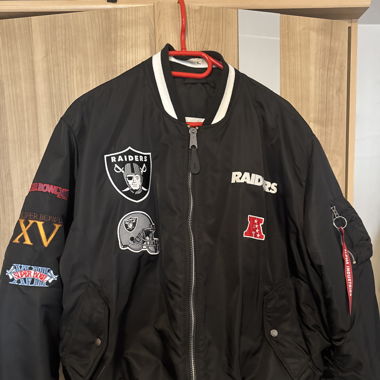 Alpha x NewEra Raiders Bomber (Super Bowl XV)