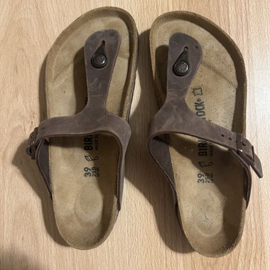 Sandali Birkenstock marroni, taglia 39