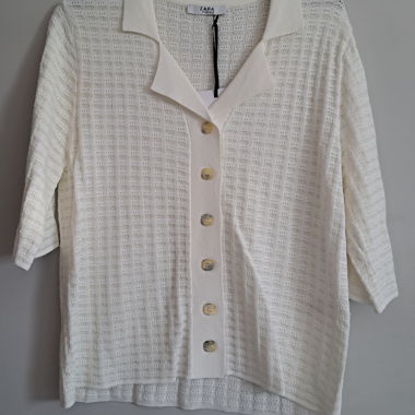 Cardigan blanc ZAPA