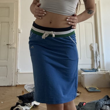 Gonna Lacoste blu