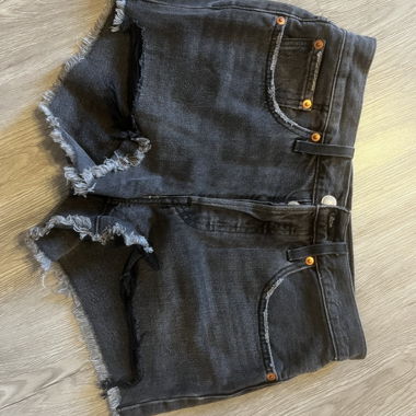 Short in denim Levi's nero W27