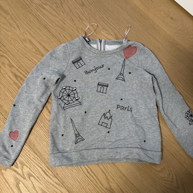 Sweat Paris gris