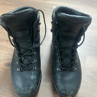 Reinforced Fitwell Work Boots Black