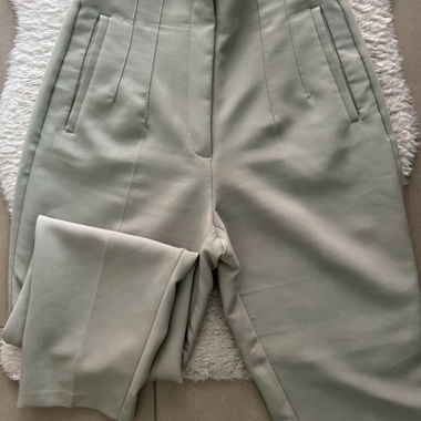 Zara Stoffhose Mint