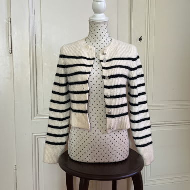 Cardigan rayé ONLY XS