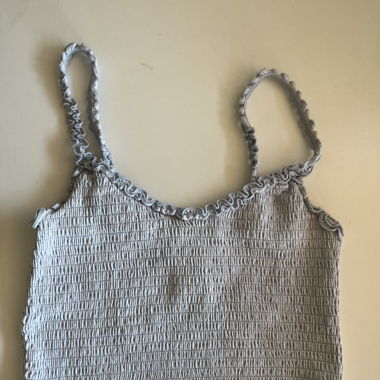 crop top mit rüschchen