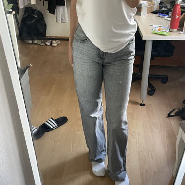 Stradivarius d92 Jeans grau