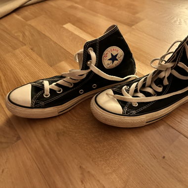 Converse schwarz hoch Gr. 39