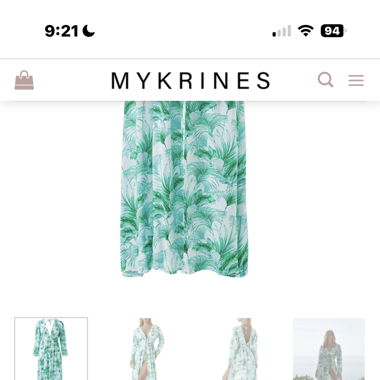 Melissa Odabash Palm Kaftan gr.M