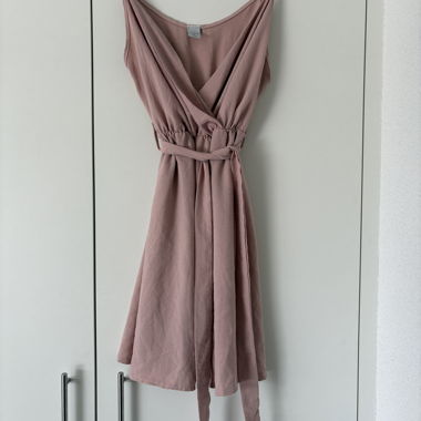 Zebra Pink Strappy Dress