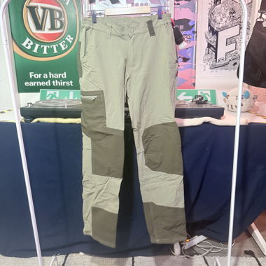 Two-tone khaki hiking trousers