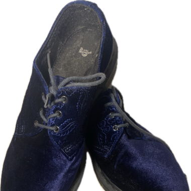 Samtige Halbschuhe