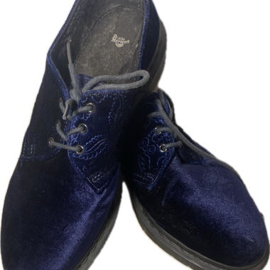 Chaussures basses en velours