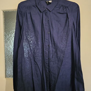 Chemise bleue foncée H&M Divided, taille 38