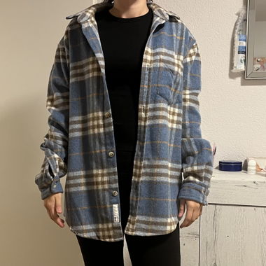 Karierte Jacke