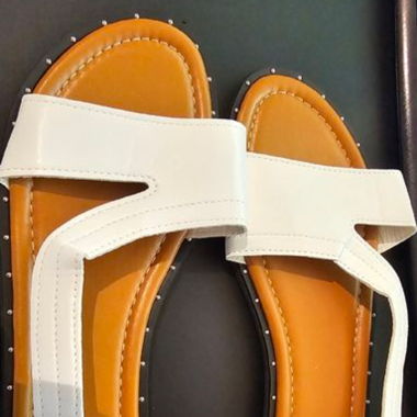 Weisse Sommersandalen Gr.41