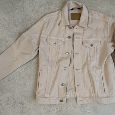 Pink Denim Jacket - Zara
