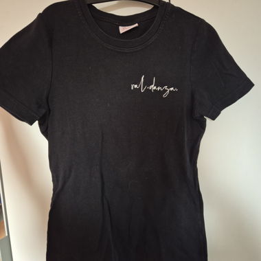 T-shirt basique de danse noir