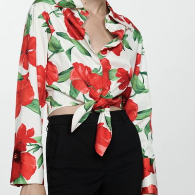 Camicia floreale