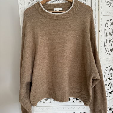 Strickpullover braun