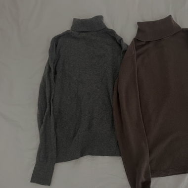 2x Rollkragenpullover