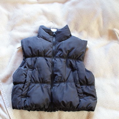 Gilet Imbottito Nere Trapuntato
