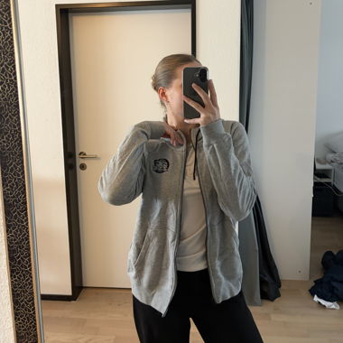 ZSC x Nike hoodie con zip grigio taglia M