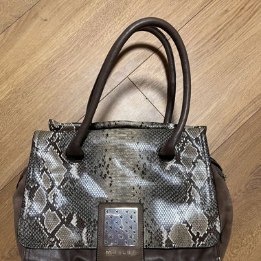 Sac à main python Thierry Mugler