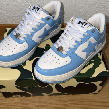 Baskets Bape Sta bleu/blanc