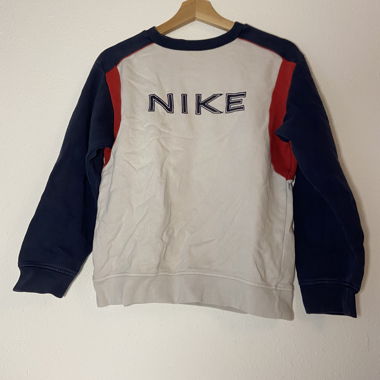Vintage Nike Sweatshirt – Blanc/Bleu/Rouge