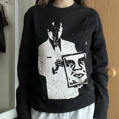 crewneck nero Obey