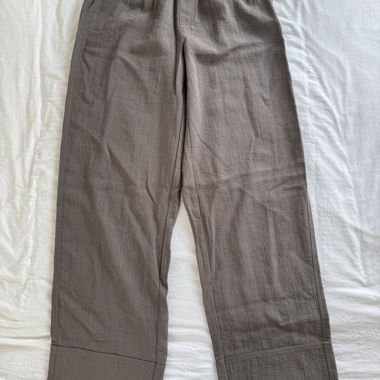 Pantalon en lin ONLY S
