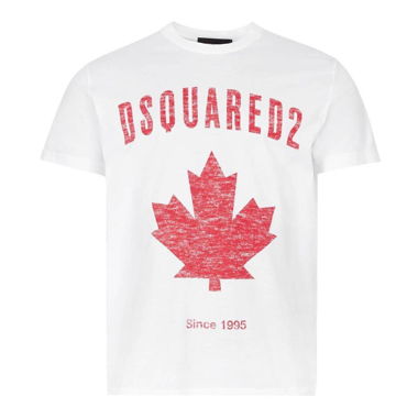 Dsquared2 T-Shirt White and Red