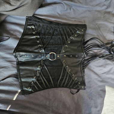 Gothic Corset Size M with Choker