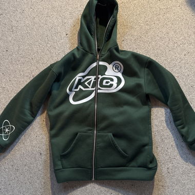 Hoodie zippé vert Kic