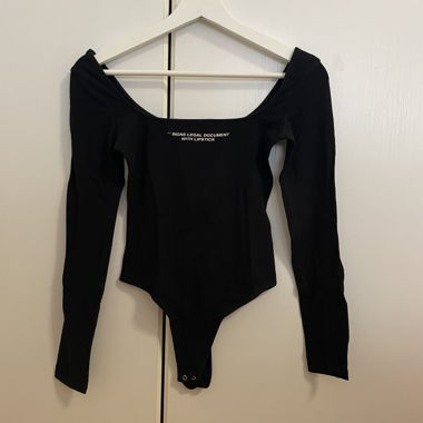 Black bodysuit