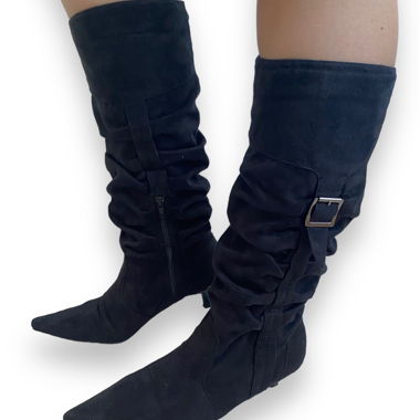 Chaussures bottes à talons noires t.41