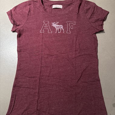 A&F T-Shirt bordeaux