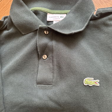 Polo Lacoste verde scuro
