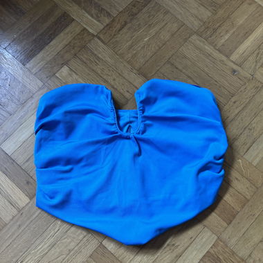 Crop Top bleu