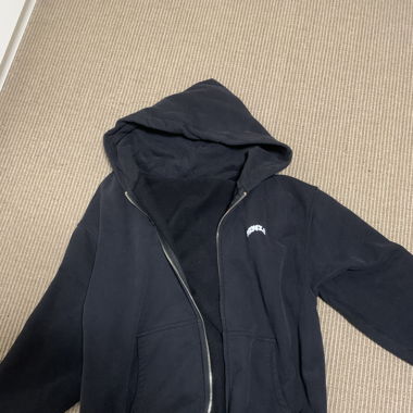Favela Ribbon Cross Black Frontzip Hoodie