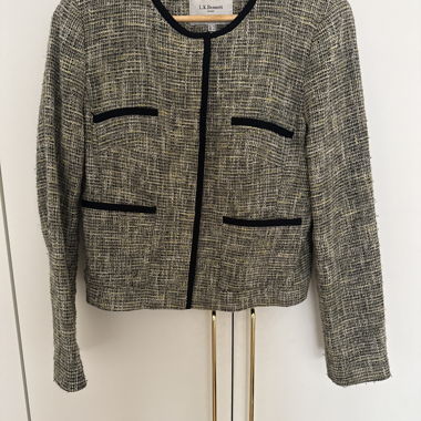 L.K.Bennett green tweed jacket
